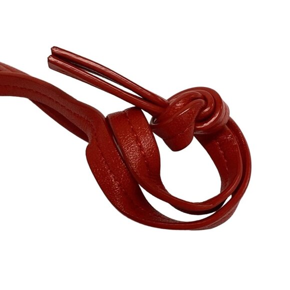 BOTTEGA VENETA Intrecciato - Red Leather Shoulder Bag 619-072925 - Picture 8 of 14